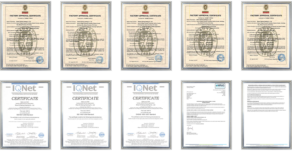 Datong Casting Certificate